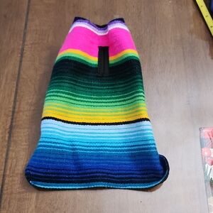 Colorful Autgentic Pet Poncho Unisex
